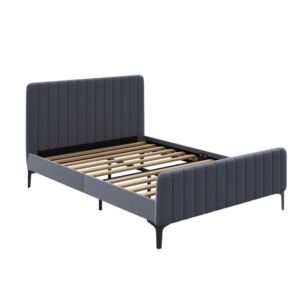 Kaidon Grey Bed - Double