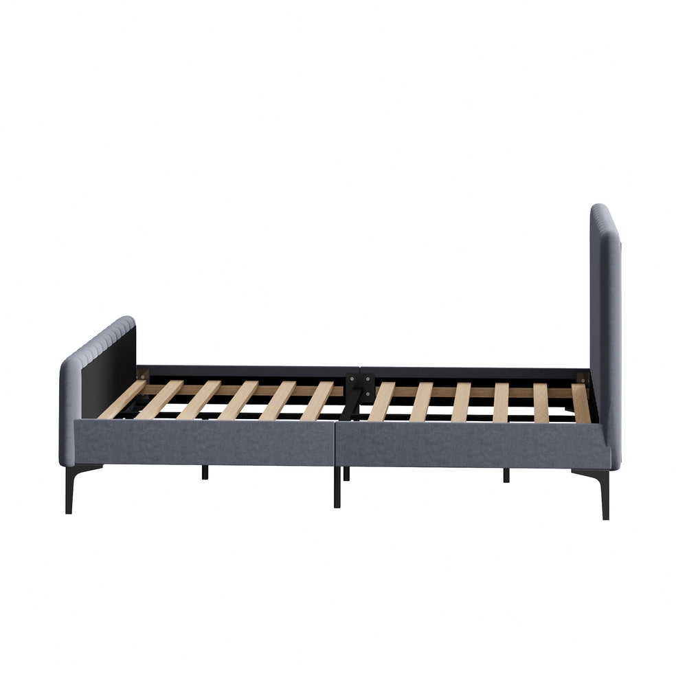 Kaidon Grey Bed - Double