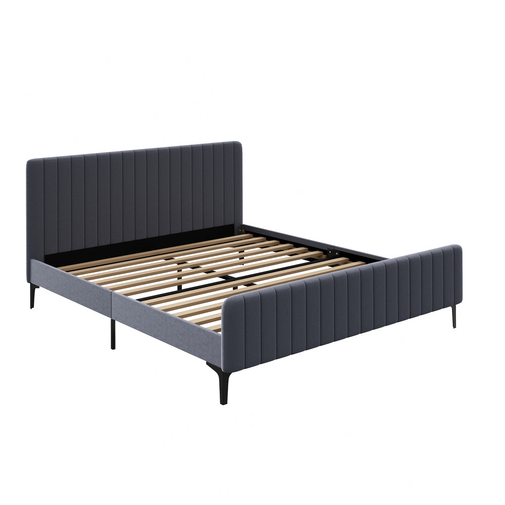 Kaidon Grey Bed - King