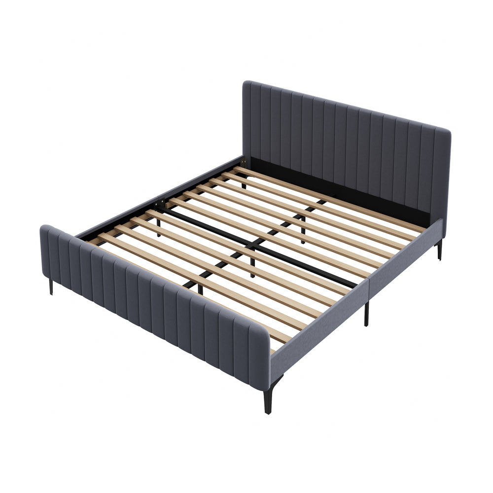 Kaidon Grey Bed - King