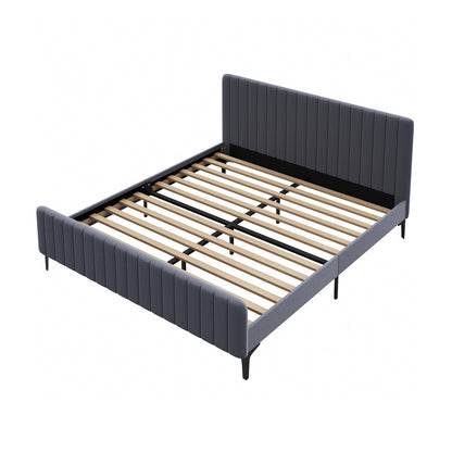 Kaidon Grey Bed - King