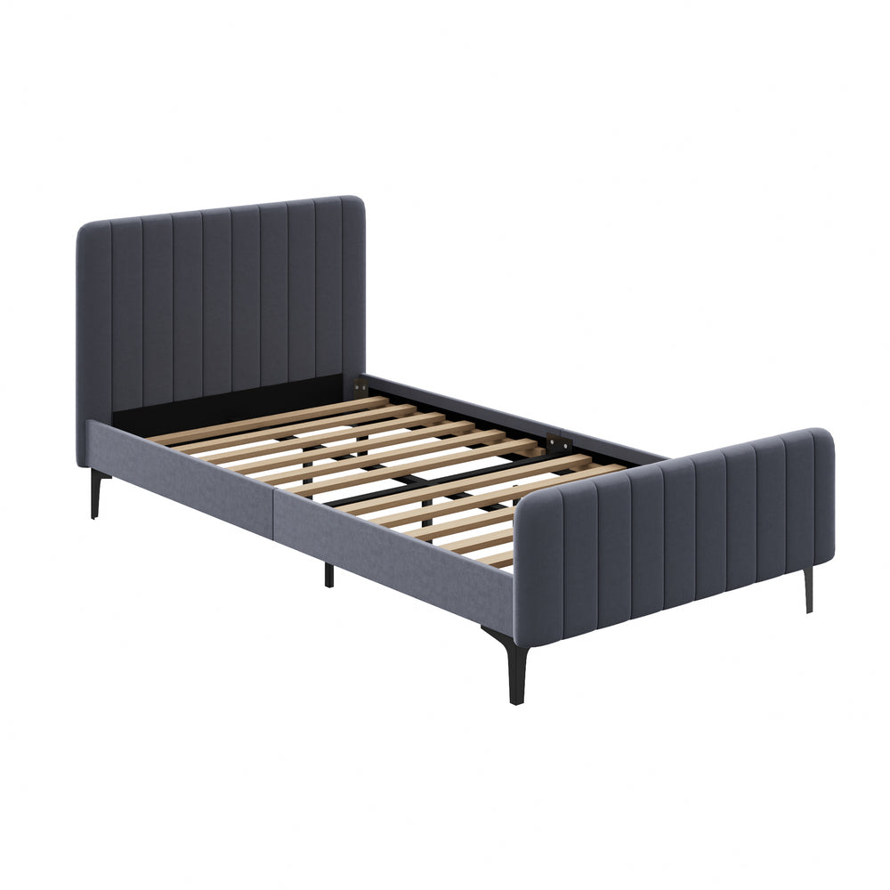 Kaidon Grey Bed - King Single
