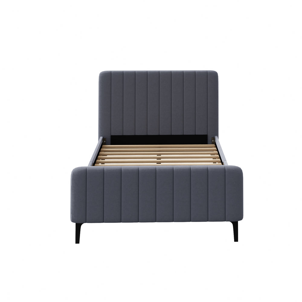Kaidon Grey Bed - King Single