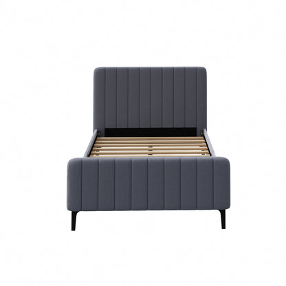 Kaidon Grey Bed - King Single