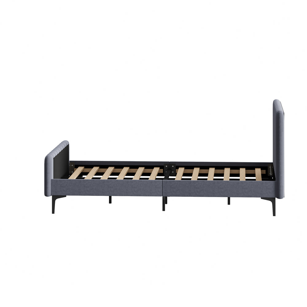 Kaidon Grey Bed - King Single