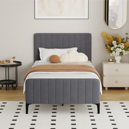 Kaidon Grey Bed - King Single