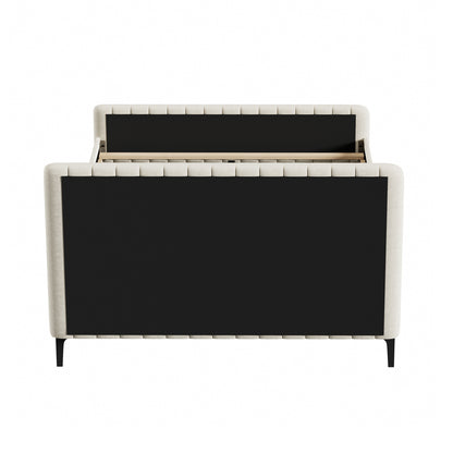 Emily Beige Bed - Queen