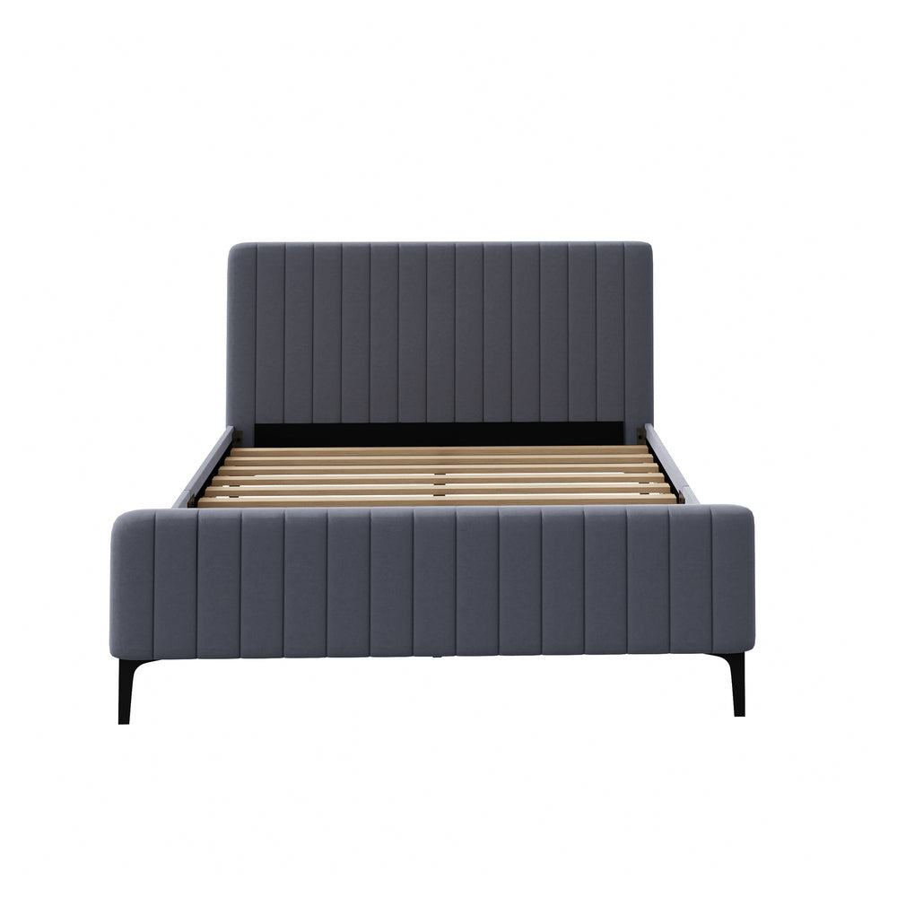 Kaidon Grey Bed - Queen