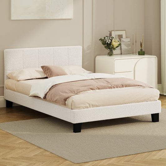 Aurelia Boucle Bed Frame - Double