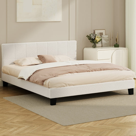 Aurelia Boucle Bed Frame - King
