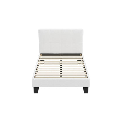 Aurelia Boucle Bed Frame - King Single