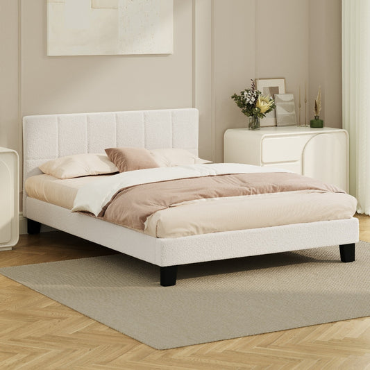 Aurelia Boucle Bed Frame - Queen