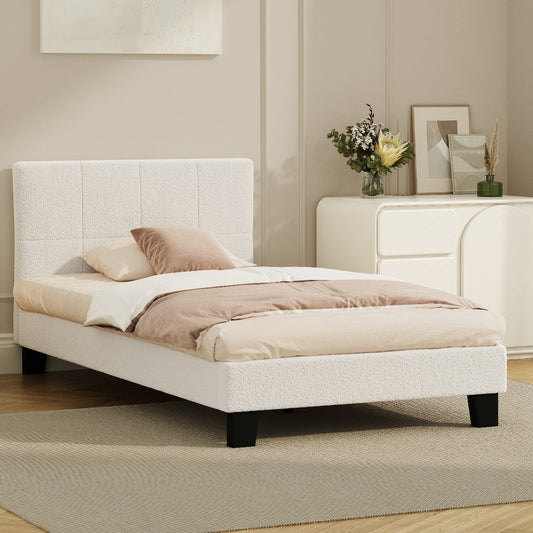 Aurelia Boucle Bed Frame - Single