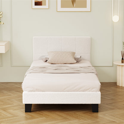 Aurelia Boucle Bed Frame - Single
