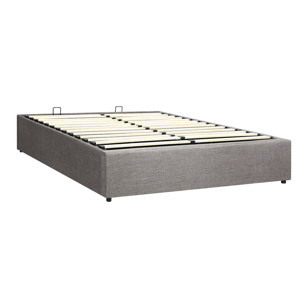 Larkham Grey Gas Lift Bed Base - Double