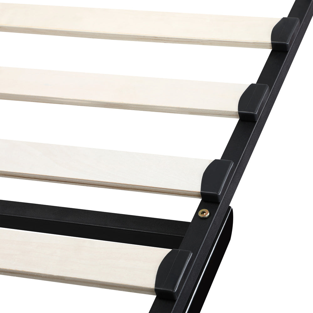 Larkham Grey Gas Lift Bed Base - Double
