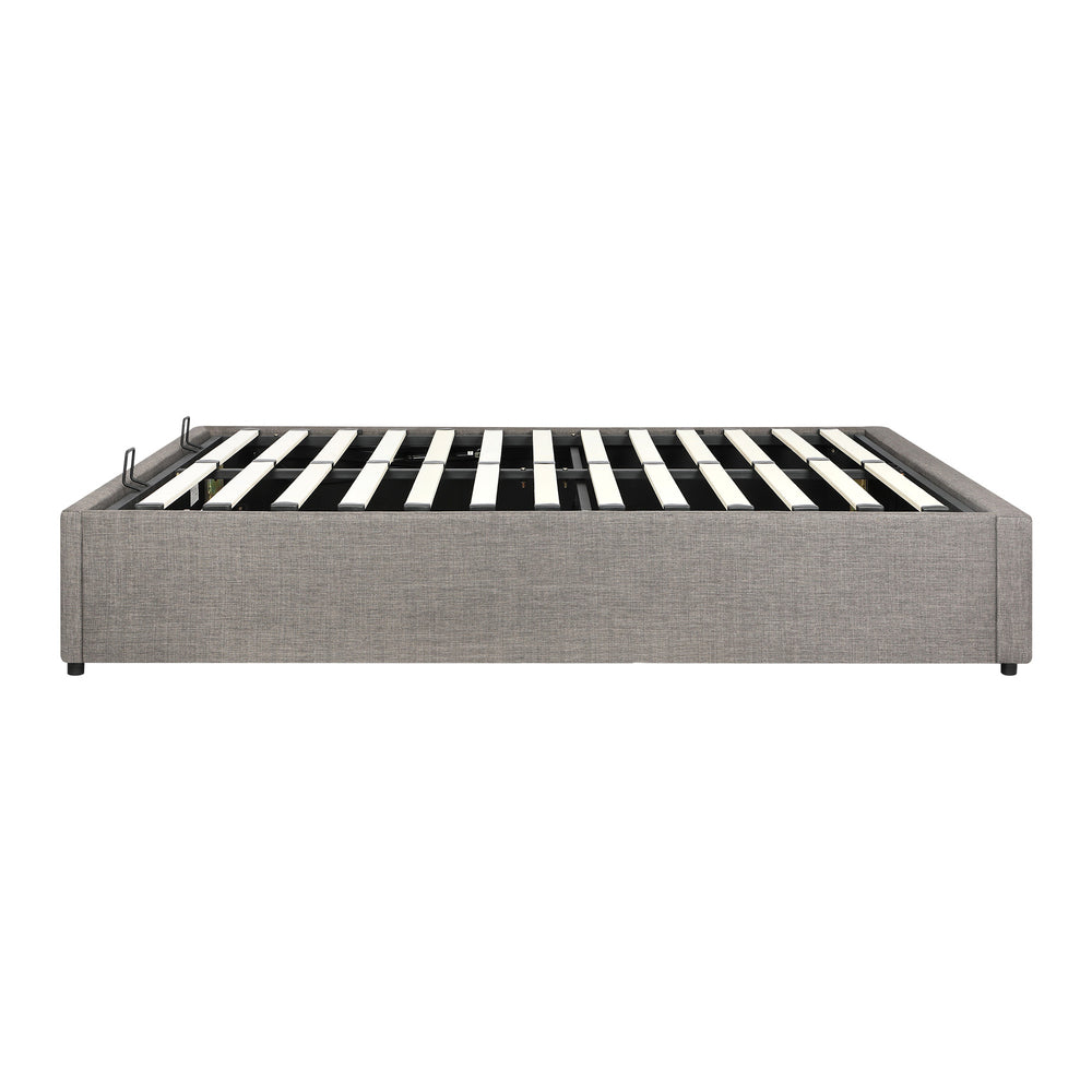 Larkham Grey Gas Lift Bed Base - Double
