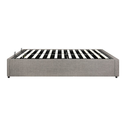 Larkham Grey Gas Lift Bed Base - Double