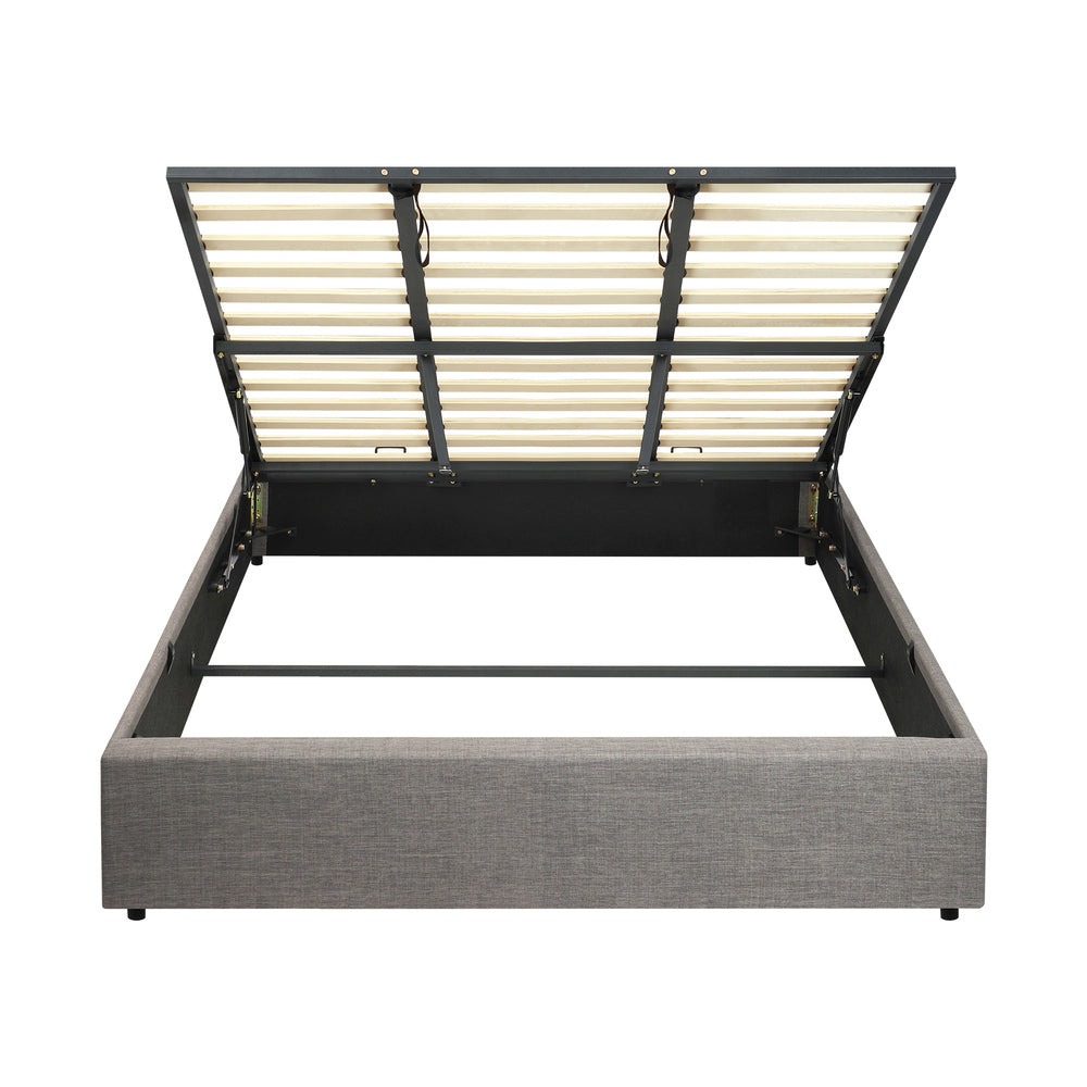 Larkham Grey Gas Lift Bed Base - King
