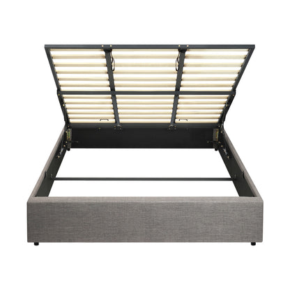 Larkham Grey Gas Lift Bed Base - King
