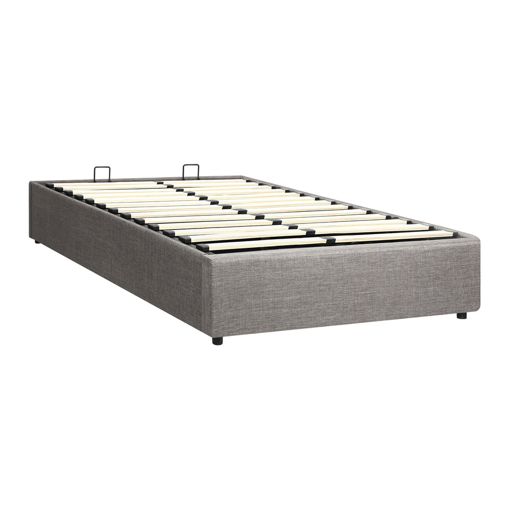Larkham Grey Gas Lift Bed Base - King Single