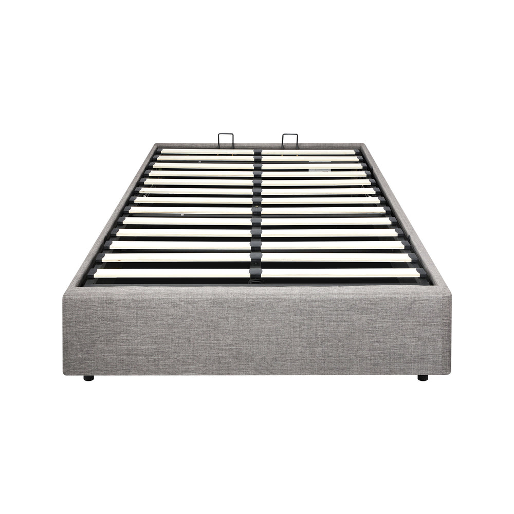 Larkham Grey Gas Lift Bed Base - King Single
