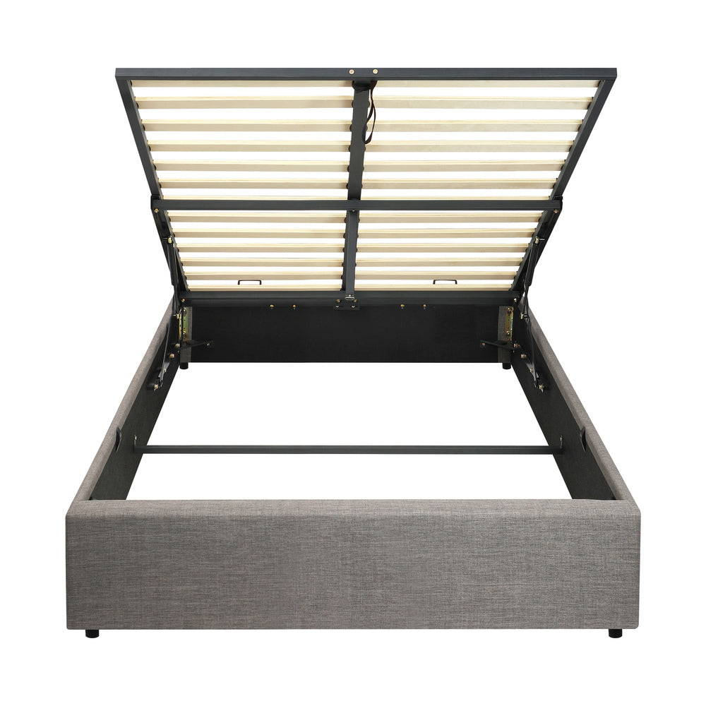 Larkham Grey Gas Lift Bed Base - King Single
