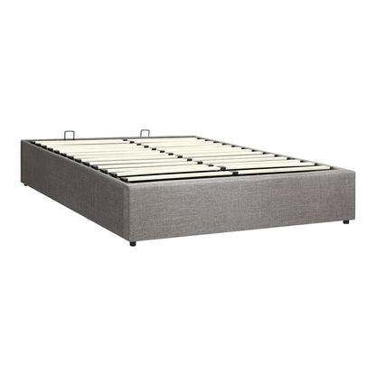Larkham Grey Gas Lift Bed Base - Queen