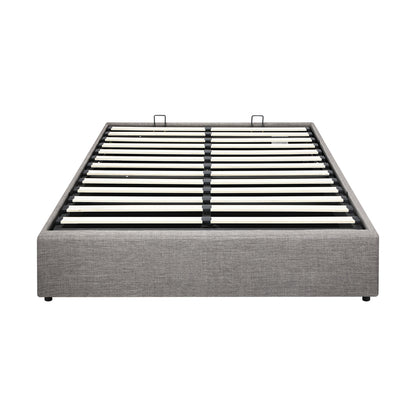 Larkham Grey Gas Lift Bed Base - Queen