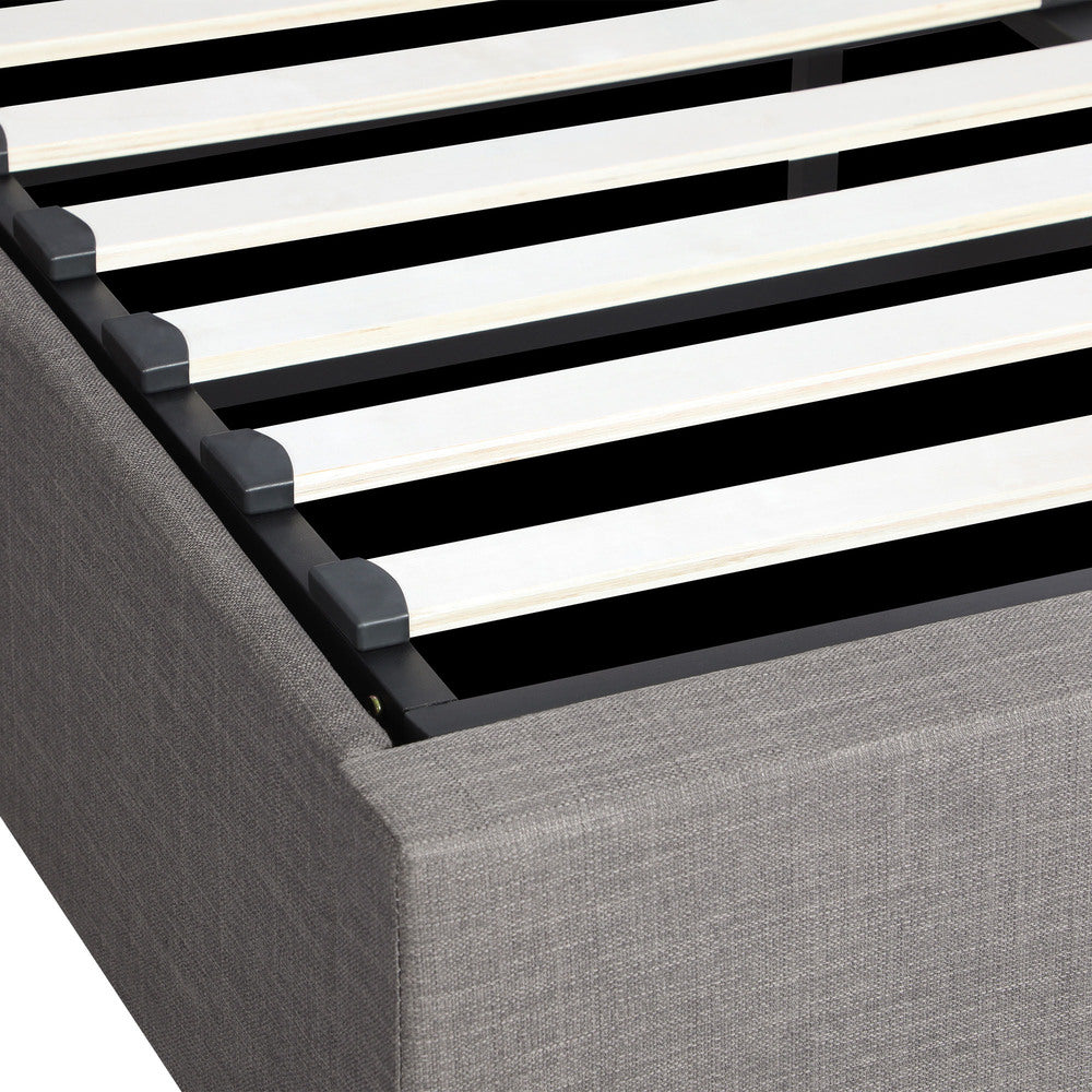Larkham Grey Gas Lift Bed Base - Queen