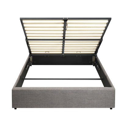 Larkham Grey Gas Lift Bed Base - Queen