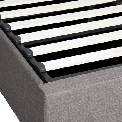 Larkham Grey Gas Lift Bed Base - Single