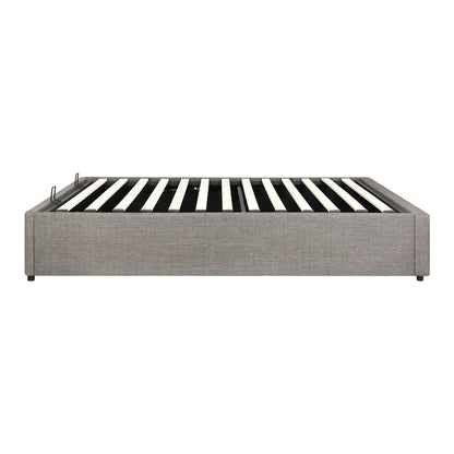 Larkham Grey Gas Lift Bed Base - Single