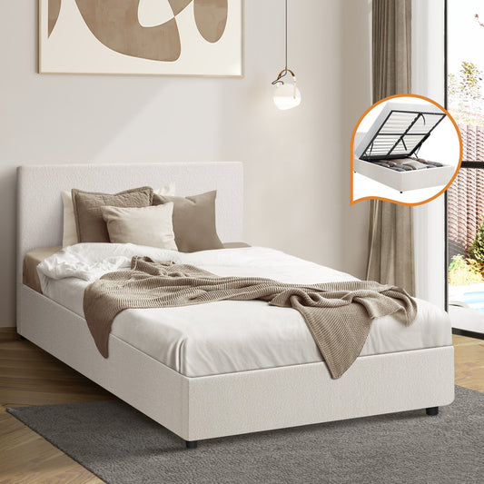 Astana Boucle Gas Lift Storage Bed - Single
