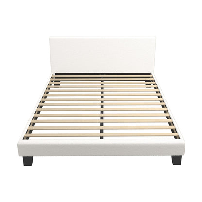 Demetrius Boucle Bed Frame - Double