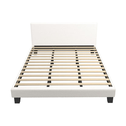 Demetrius Boucle Bed Frame - King