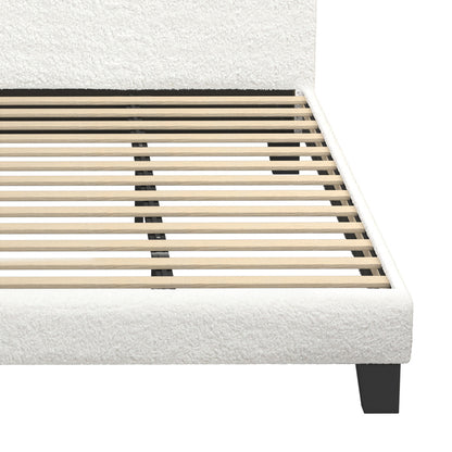 Demetrius Boucle Bed Frame - King