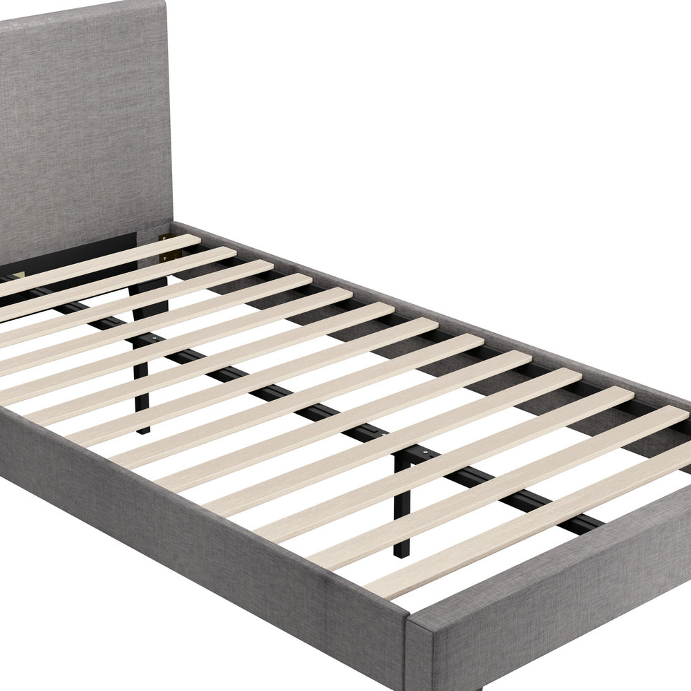 Demetrius Upholstered Bed Frame - King Single