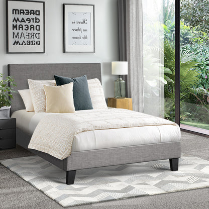 Demetrius Upholstered Bed Frame - King Single