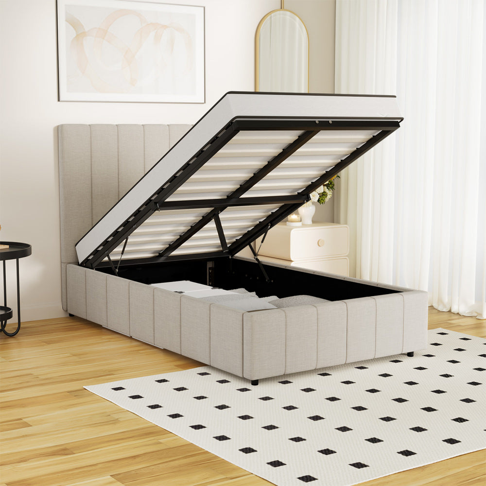 Colson Gas Lift Storage Bed - King Single