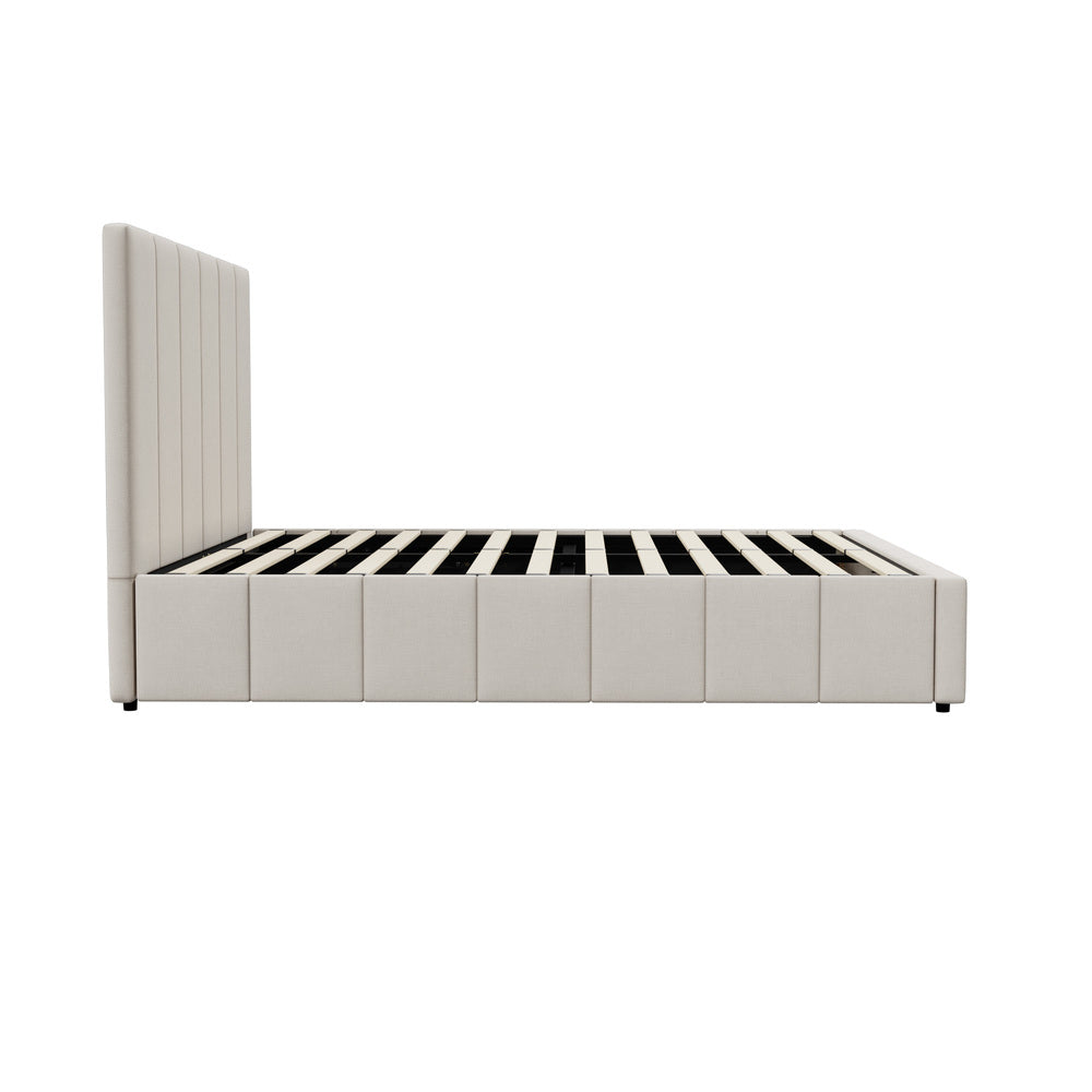 Colson Gas Lift Storage Bed - Queen