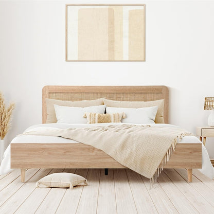Dahlia Rubberwood Bed - Double