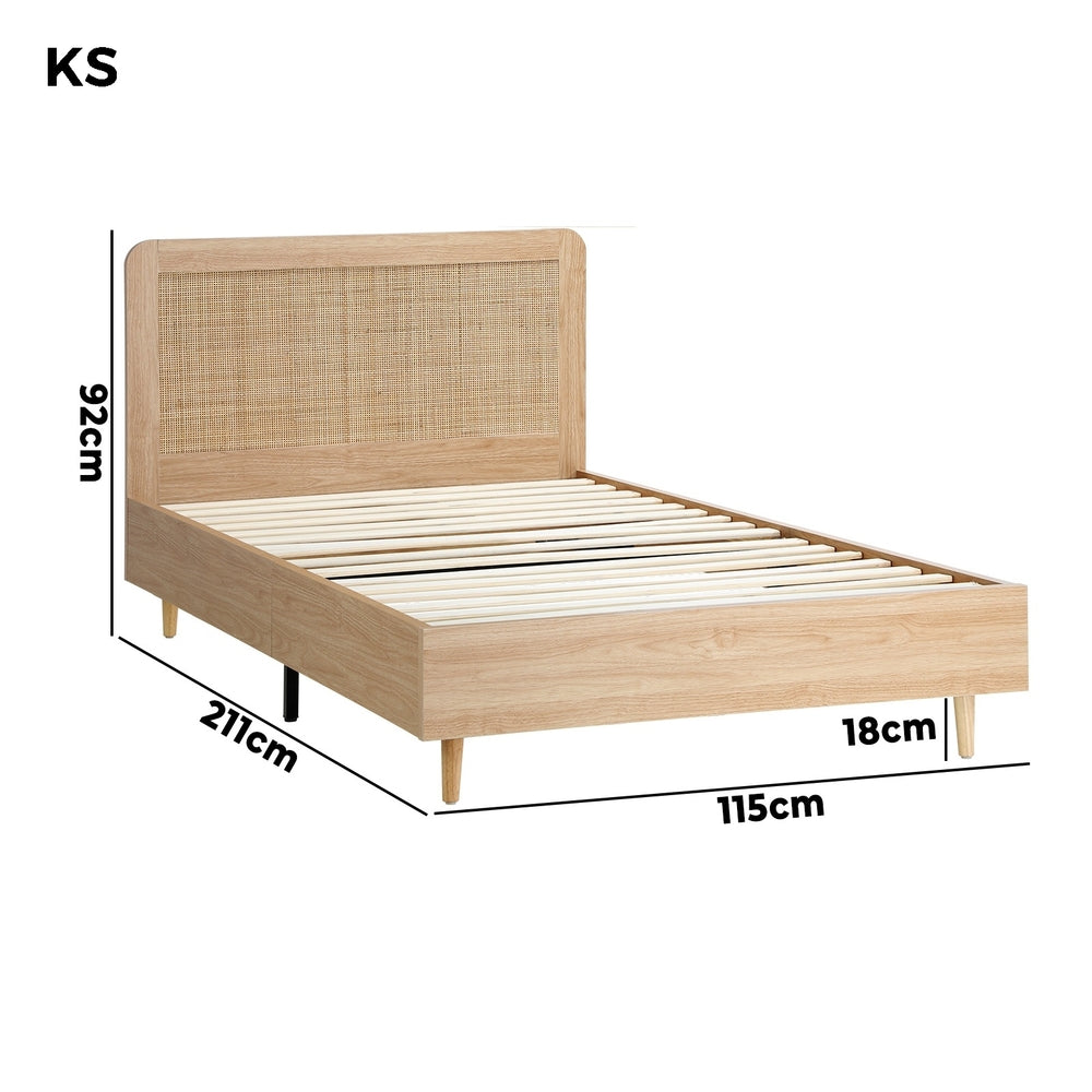 Dahlia Rubberwood Bed - King Single