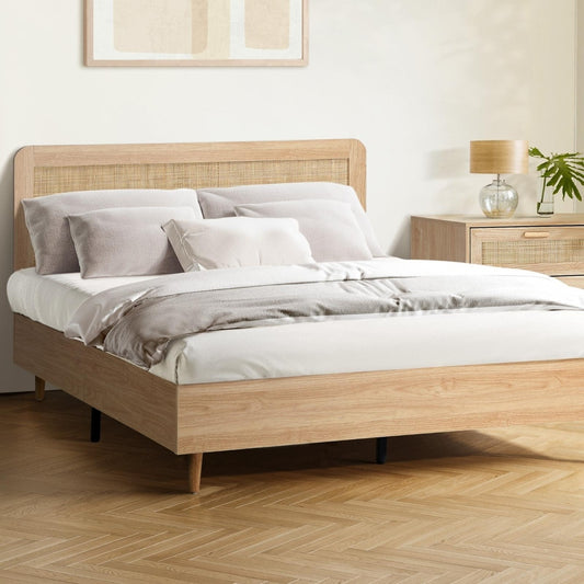 Dahlia Rubberwood Bed - Queen