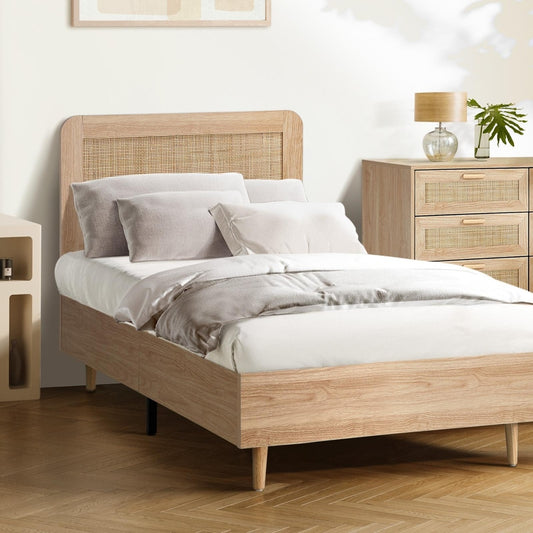 Dahlia Rubberwood Bed - Single