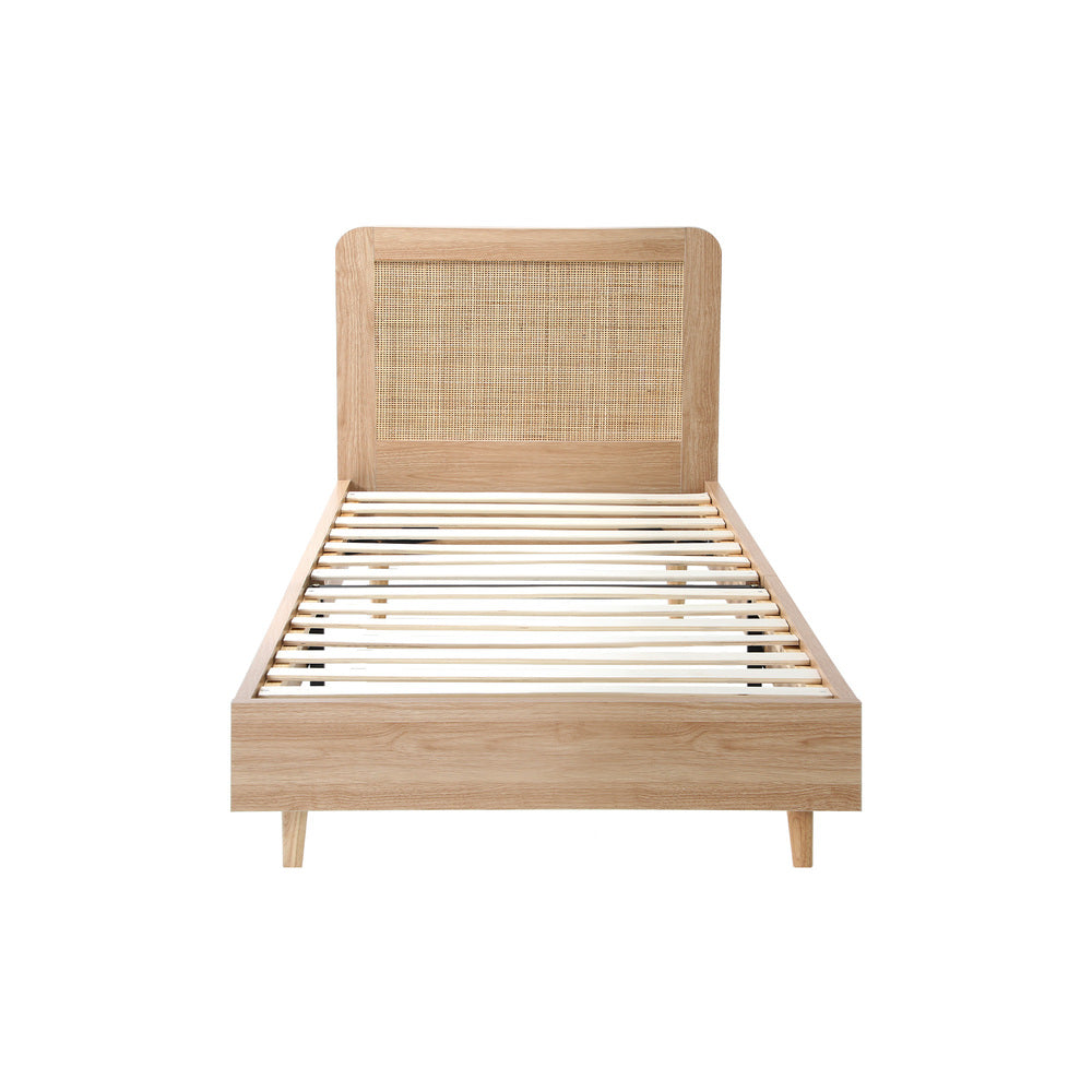 Dahlia Rubberwood Bed - Single