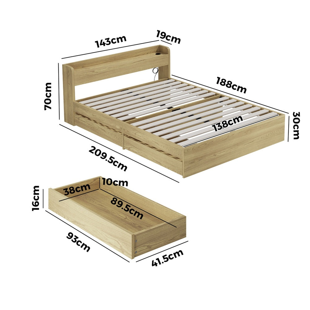 Cassandra Bed Frame - Double