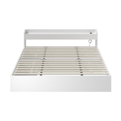Cassandra 2 Drawer King Bed Frame White