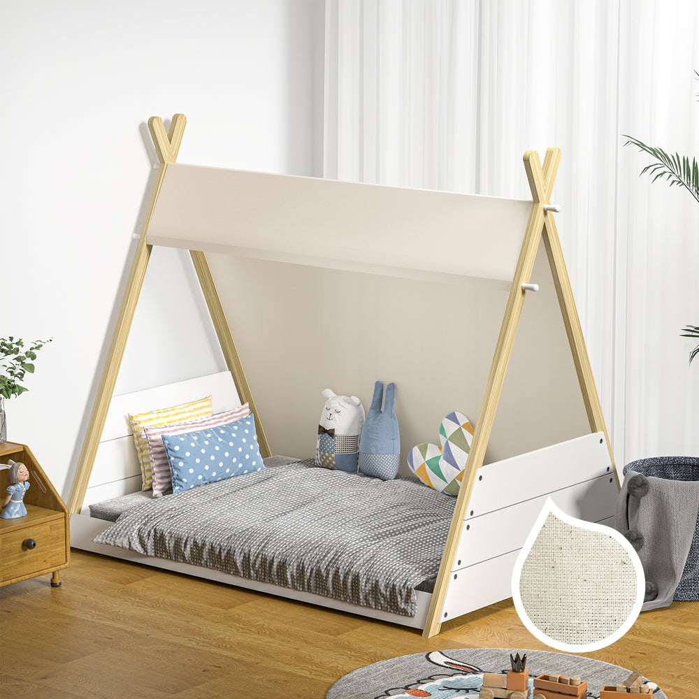 Caden Teepee Bed Frame Single Oak
