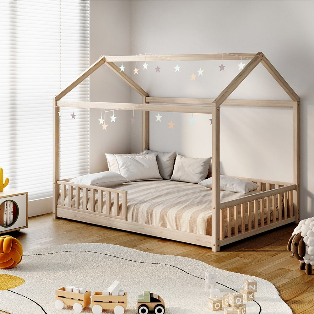 Luther Kids House Bed Frame Double